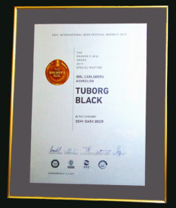 Первая награда Tuborg Black